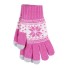 Winter-Touch-Handschuhe für Damen rosa