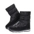 Winterstiefel mit Armeemuster J1018 schwarz