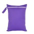 Wodoodporna torba na pieluchy monochromatyczna fioletowy