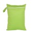 Wodoodporna torba na pieluchy monochromatyczna zielony