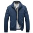 Wysokiej jakości męska kurtka jesienna J1963 niebieski