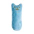 Zabawka do zgrzytania zębami i pazurami kota Interaktywna pluszowa zabawka dla kotów 9,5 x 4 cm niebieski