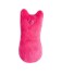Zabawka do zgrzytania zębami i pazurami kota Interaktywna pluszowa zabawka dla kotów 9,5 x 4 cm różowy