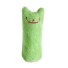 Zabawka do zgrzytania zębami i pazurami kota Interaktywna pluszowa zabawka dla kotów 9,5 x 4 cm zielony
