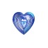 Závěsná dekorace srdce modrá