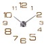 Zegar ścienny samoprzylepny G1711 brązowy