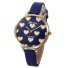 Zegarek damski z serduszkami J3226 niebieski