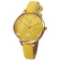Zegarek damski z serduszkami J3226 żółty