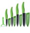 Zestaw noży ceramicznych VISTA - 5 szt zielony