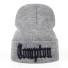 Zimná čiapka s nápisom Compton sivá