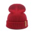 Zimná pletená čiapka červená