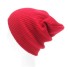 Zimná pletená čiapka J3085 červená