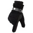 Zimné pánske rukavice s funkciou touchscreen Teplé rukavice do zimy s uťahovacím pásikom čierna
