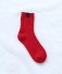 zimné ponožky červená