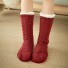 Zimné ponožky P4051 červená