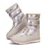 Zimné topánky s armádnym vzorom J1018 béžová