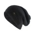 Zimní čepice s kožíškem černá