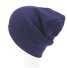 Zimní pletená čepice J3085 fialová