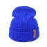 Zimní pletená čepice modrá