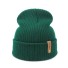 Zimní pletená čepice zelená