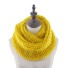 Zimný pletený šál žltá