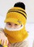 Zimowa kominiarka dziecięca A206 żółty