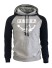 Zweifarbiges Herren-Sweatshirt F106 dunkelblau